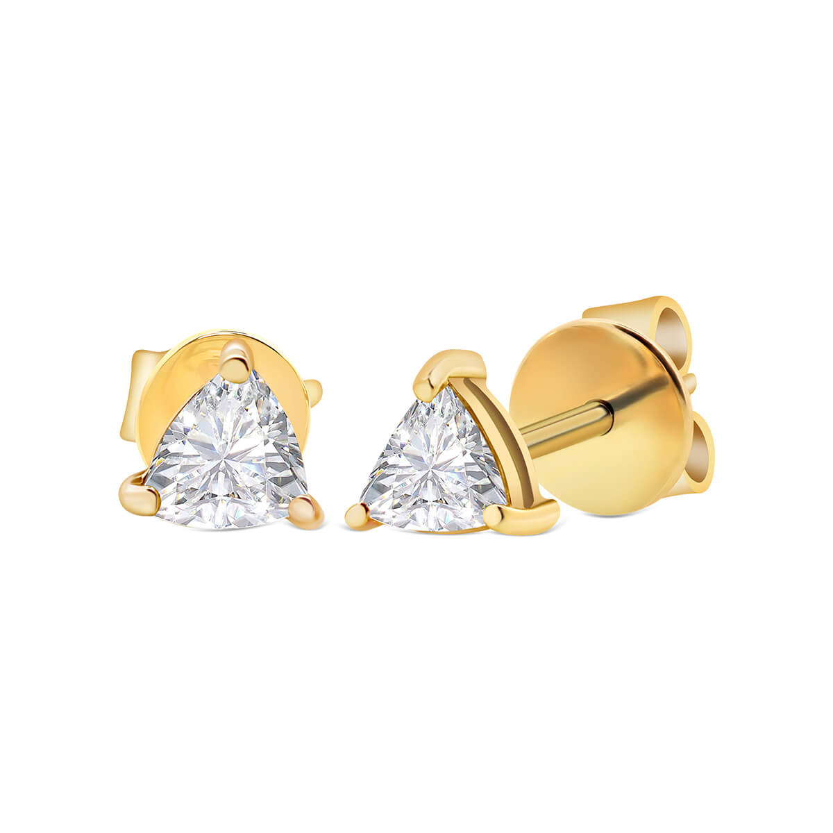 Moissanite princess shop cut earrings