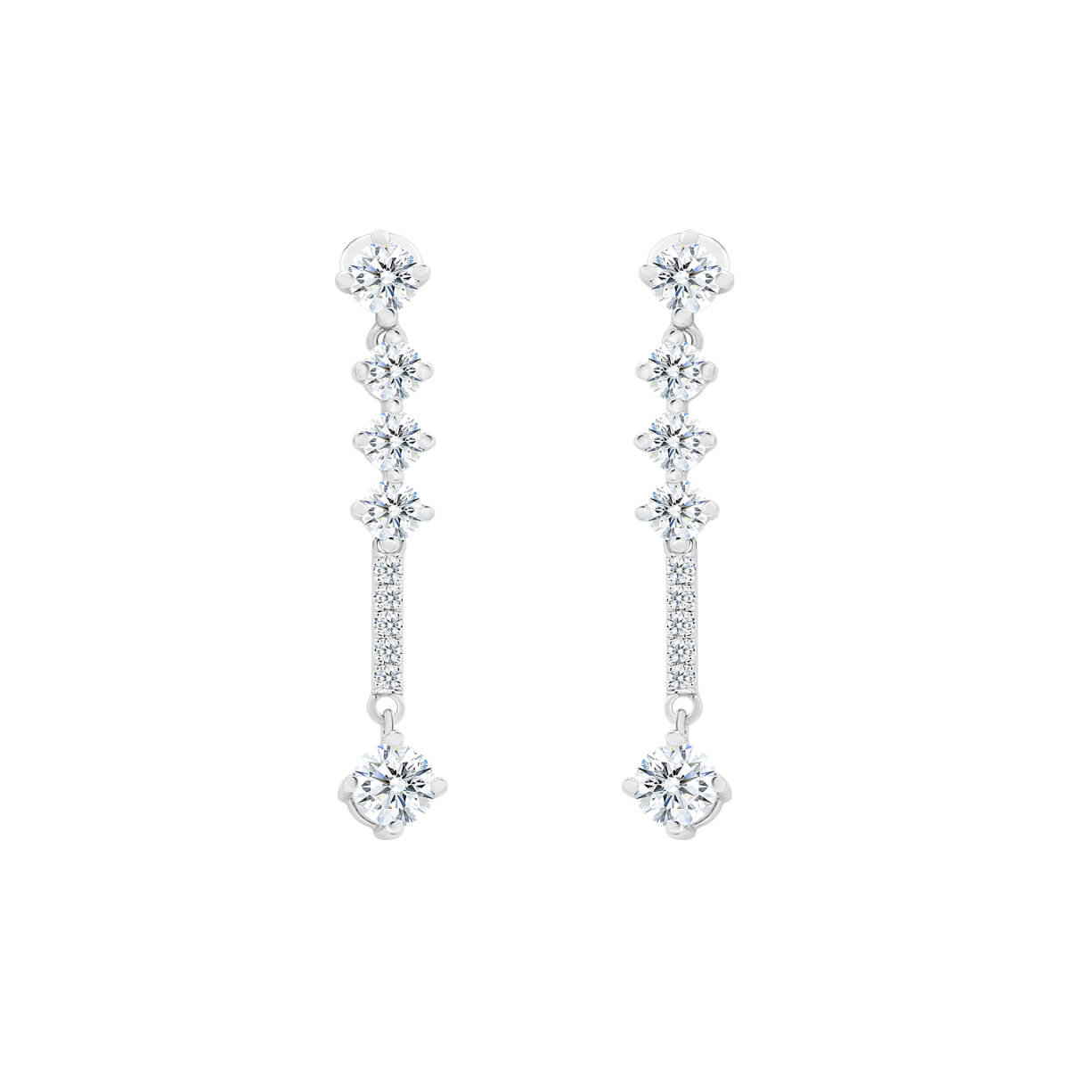 Drop and on sale linear earrings