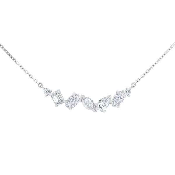 Everly Lab Grown Diamond Cluster Necklace