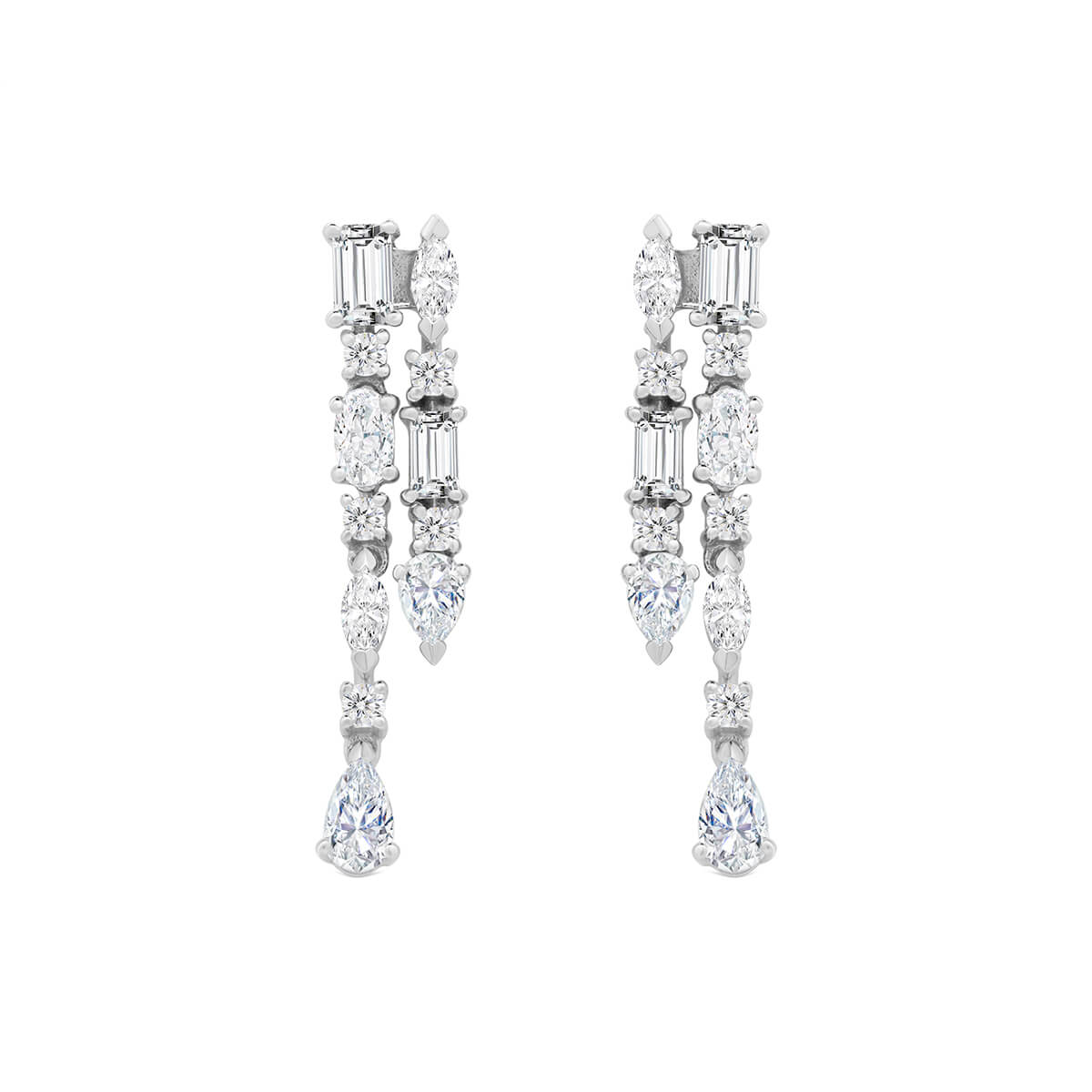 Lab Grown Diamond Earrings | Francesca LGD | Moi Moi Fine Jewellery