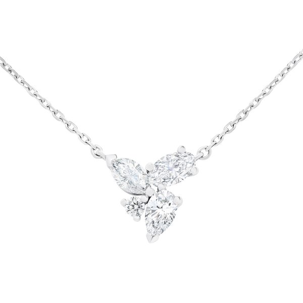 Oval and Marquise Lab Grown Diamond necklace