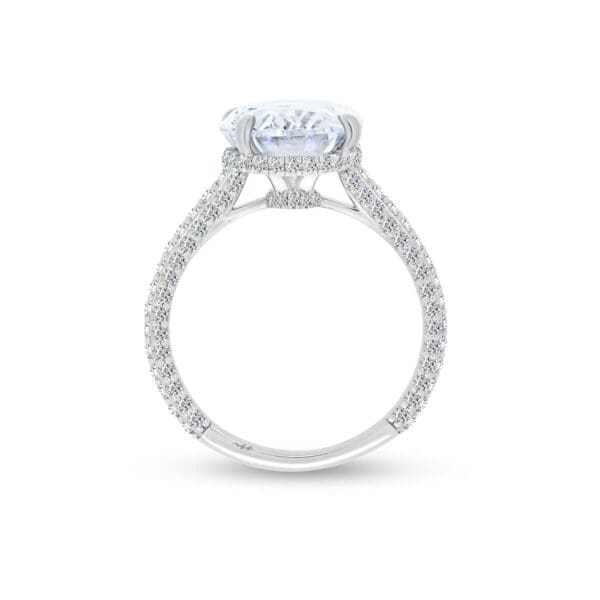 Alina Oval Supernova Moissanite