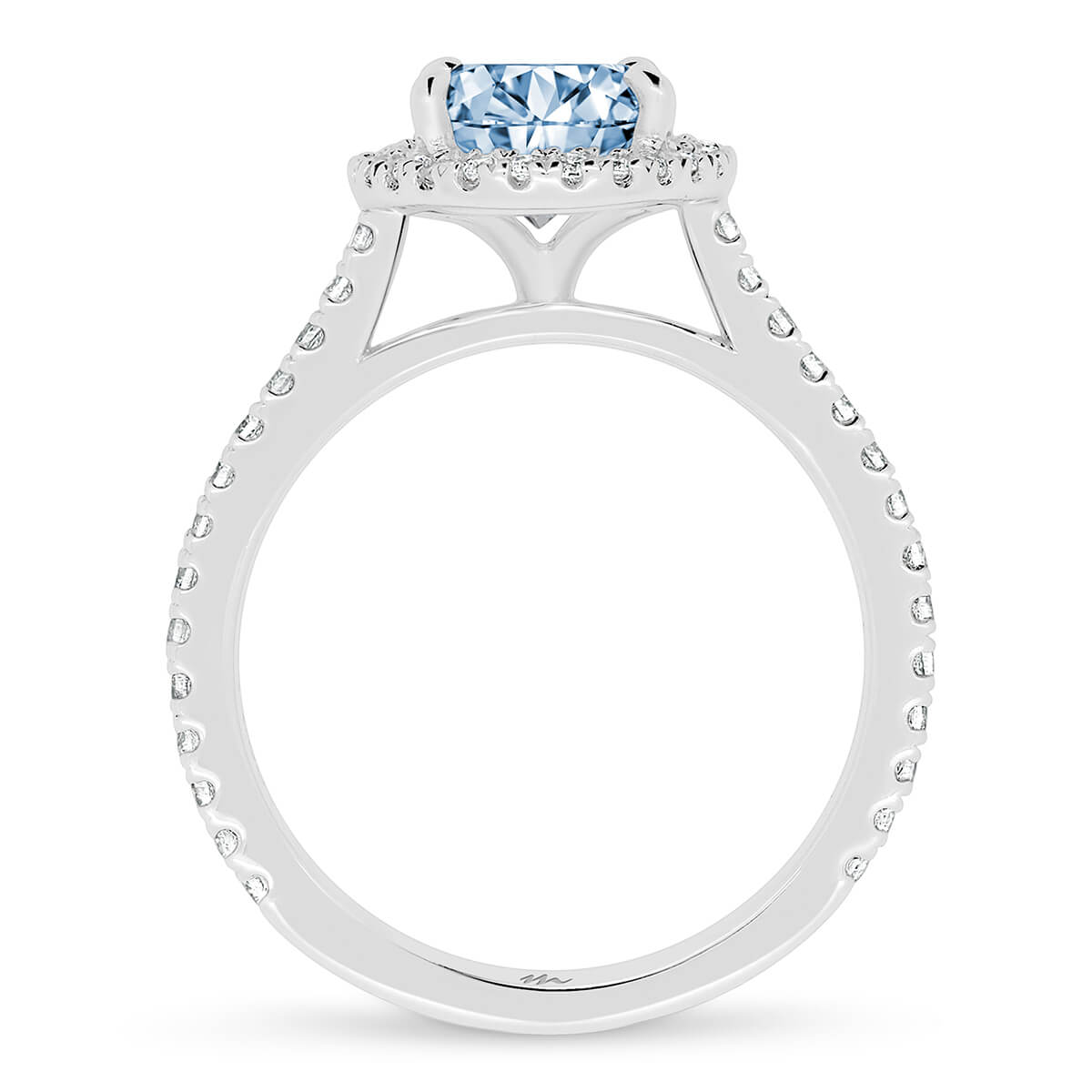 Blue Moissanite Ring | Ava Oval | Moi Moi Sydney