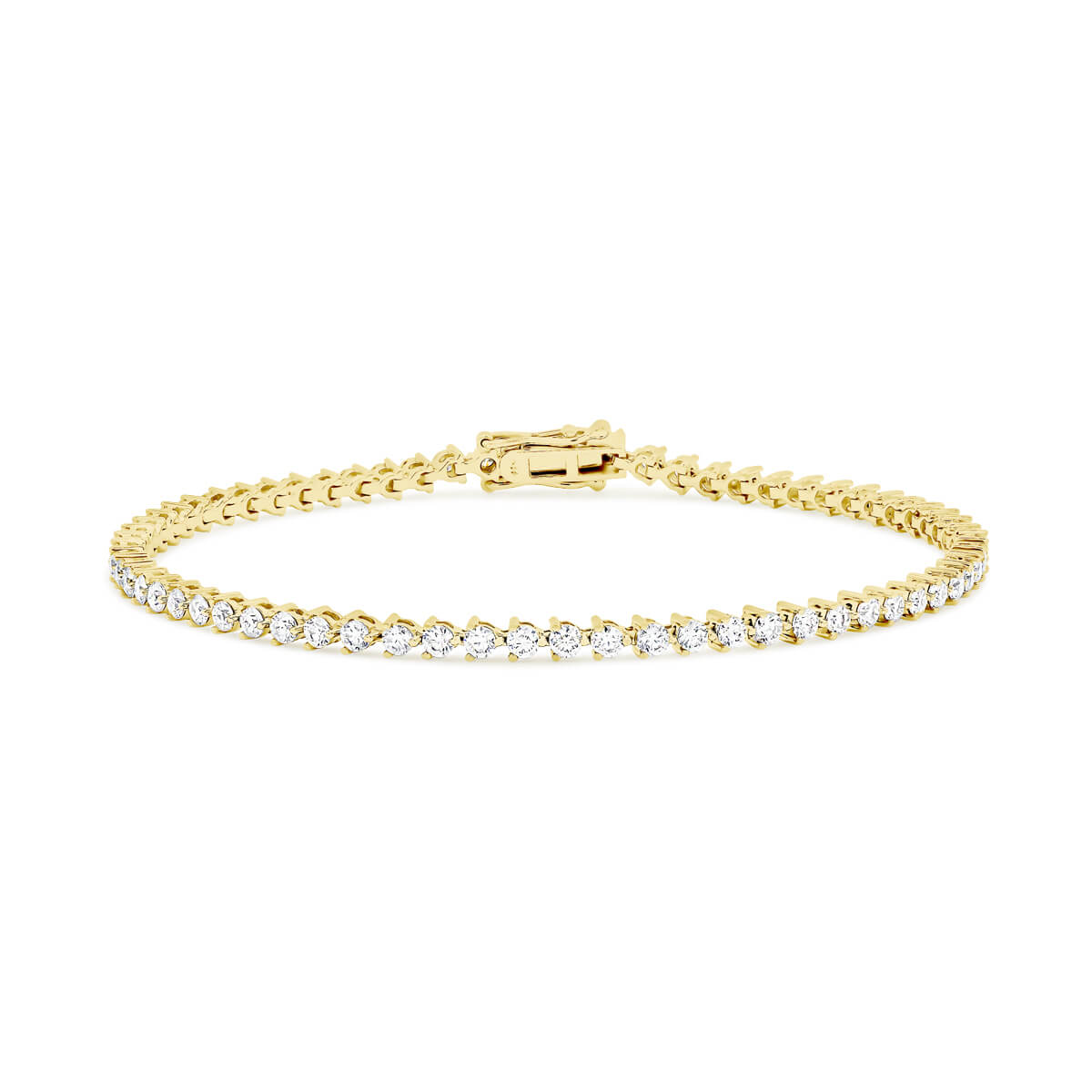 Macys Diamond Bracelet in 10k Gold 5 ct tw  Reviews  Bracelets   Jewelry  Watches  Macys