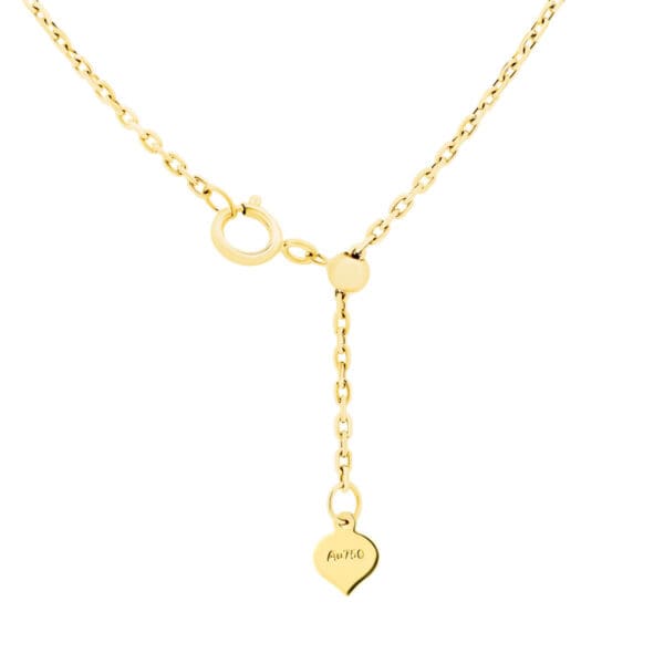 Heavy Adjustable Chain In 18K Gold At 45Cm Length