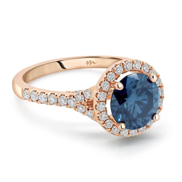 Aria 8.0 Blue Supernova Moissanite