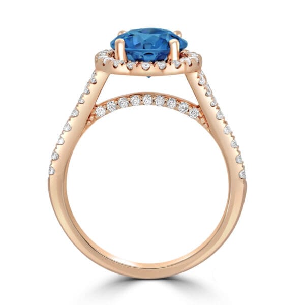 Aria 8.0 Blue Supernova Moissanite