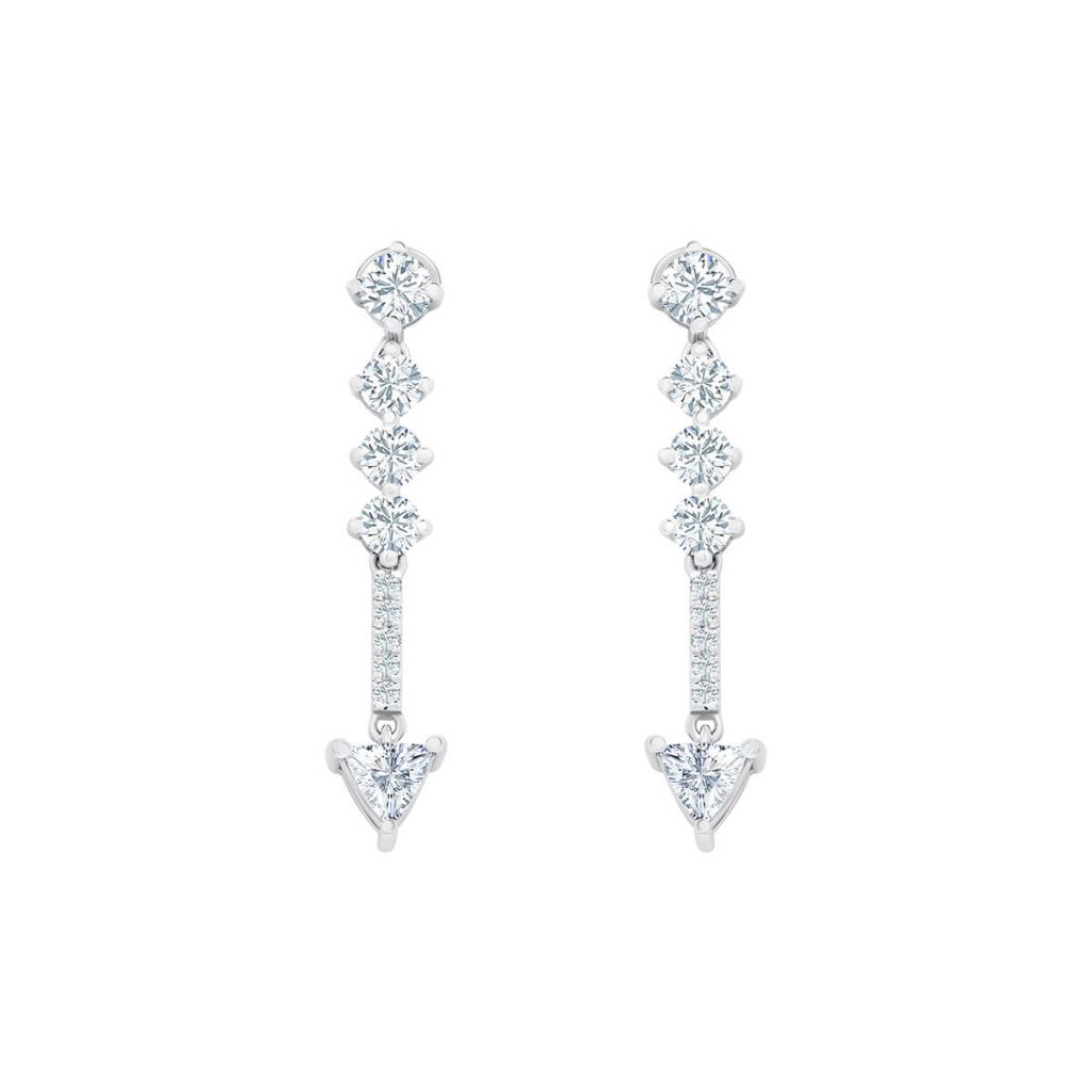 Elsie Trillion Short Earring Lab Grown Diamonds elsie-trillion-short-earring-lab-grown-diamonds