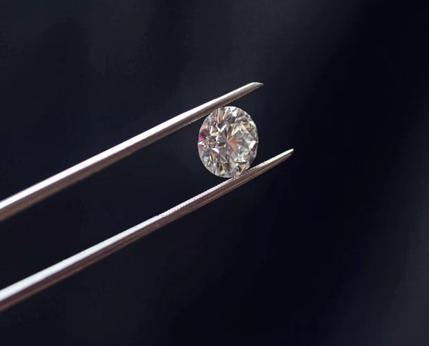 A Manufactured Diamond From Sydney’s Moi Moi Fine Jewellery. Specialist Equipment Is Needed To Distinguish Such Stones From The Mined Variety.