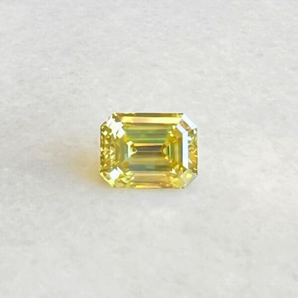 Yellow Emerald Supernova Moissanite