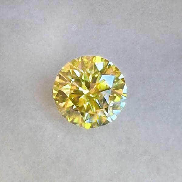 Yellow Round SUPENOVA Moissanite