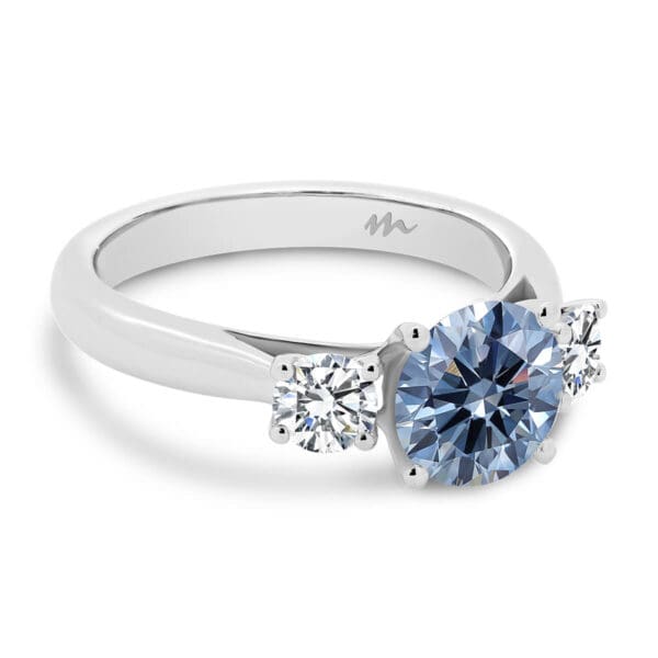 Agnes 7.5 Blue Supernova Moissanite