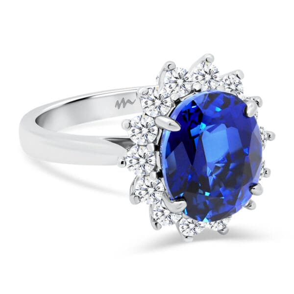 Diana 11X9 Lab Grown Sapphire