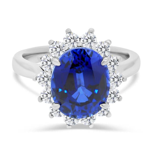 Diana 11X9 Lab Grown Sapphire