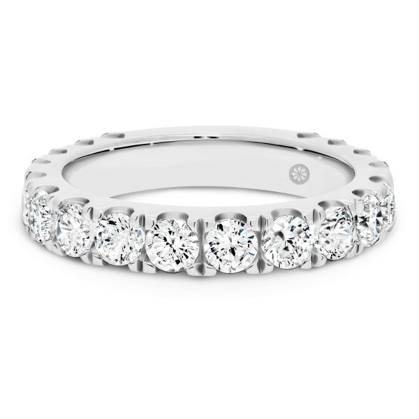 Angelica 3.0 prong set wedding ring with lab grown diamonds