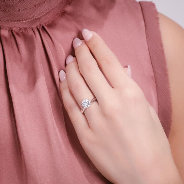 Fiore Round 7.5-8.0 Supernova Moissanite
