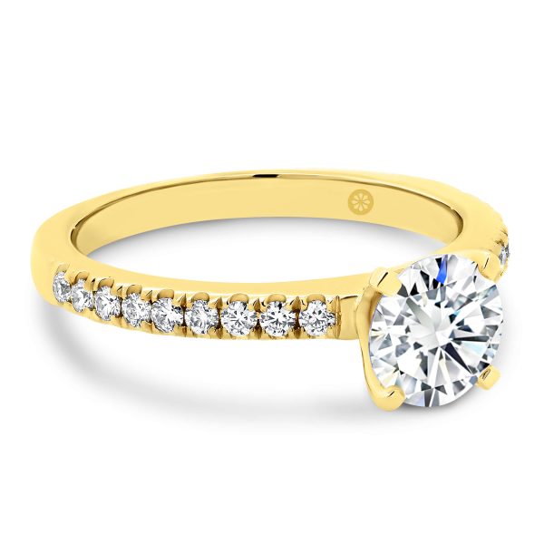 Payton 6.0 Classic Lab Grown Diamond engagement ring with 4 prong setting and delicate claw set band