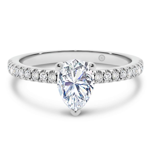 Pia Pear Cut Lab Grown Diamond Engagement Ring