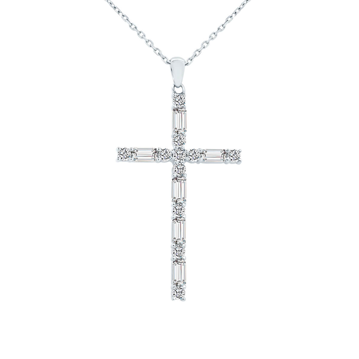 Diamond cross necklace best sale australia