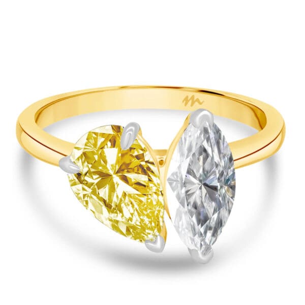 Aurelie Yellow Supernova Moissanite