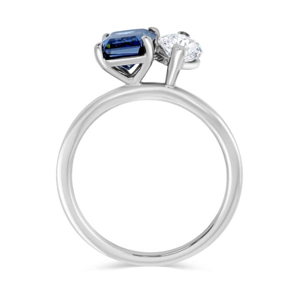 Juliette Blue Supernova Moissanite