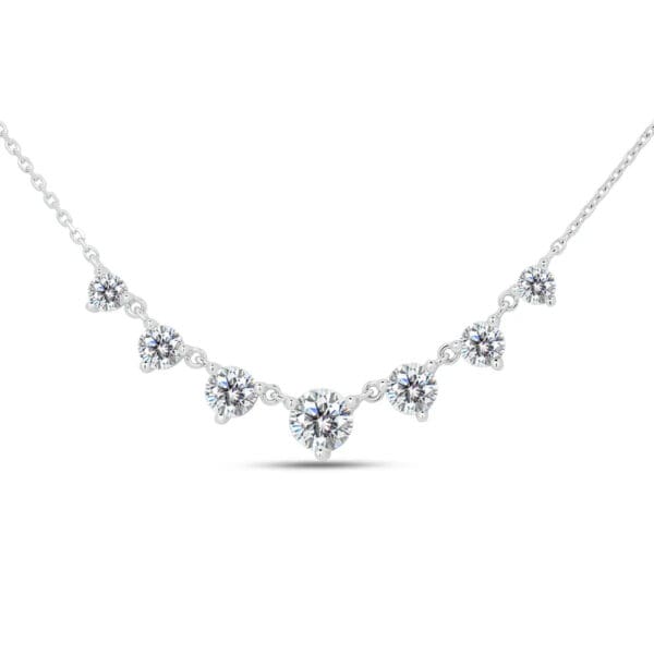 Annaliese Large Lab Grown Diamond Graduating Necklace