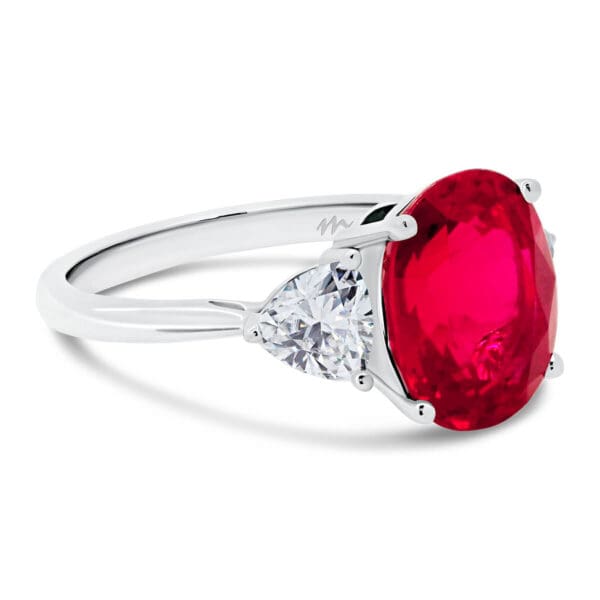 Bluebell 10X8-11X9 Lab Grown Ruby