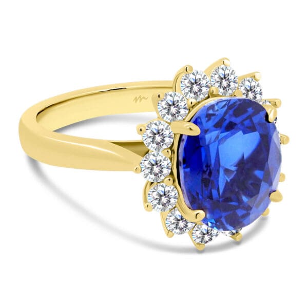Diana 11X9 Lab Grown Sapphire