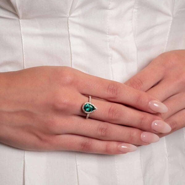 Faith 10X7 Lab Grown Emerald