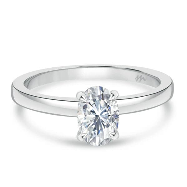 Holly Oval 7X5-8X6 Moissanite Fancy Cut Popular Solitaire Ring