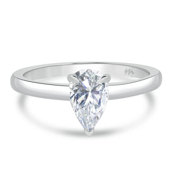 Holly Pear 8X5-10X7 Moissanite Fancy Cut Popular Solitaire Ring