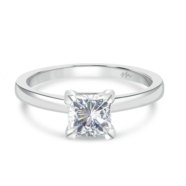 Holly Square 5.5-6.0 Moissanite fancy cut popular solitaire ring