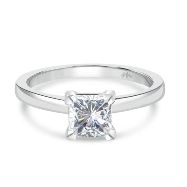 Holly Square 5.5-6.0 Moissanite Fancy Cut Popular Solitaire Ring