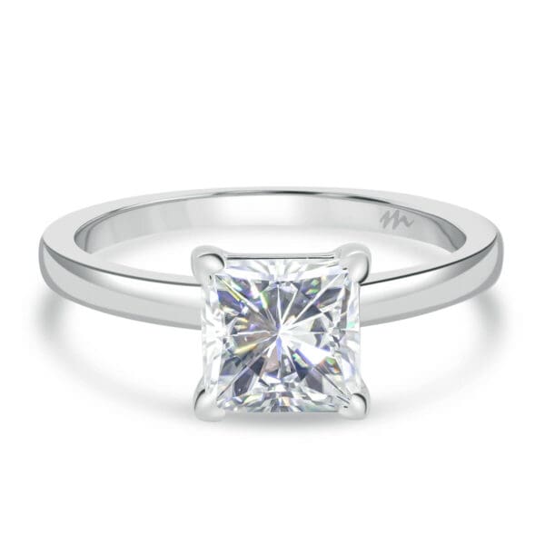 Holly Square 6.5-7.0 Moissanite Fancy Cut Popular Solitaire Ring