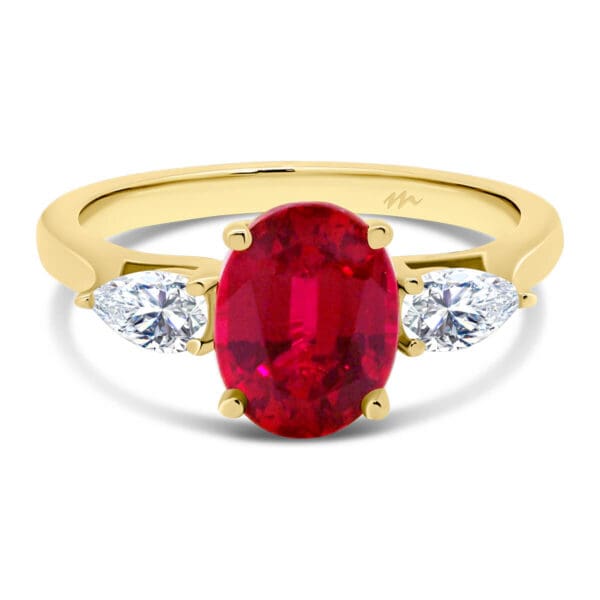 Tara Oval 9X7 Lab Grown Ruby