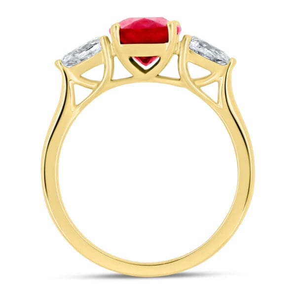Tara Oval 9X7 Lab Grown Ruby