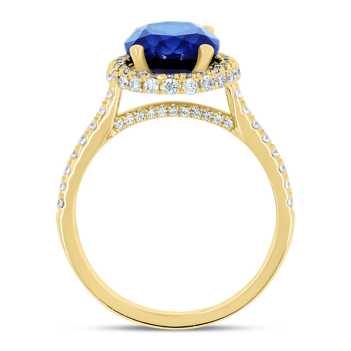 Lab Grown Sapphire Ring | Vivienne | Moi Moi Sydney