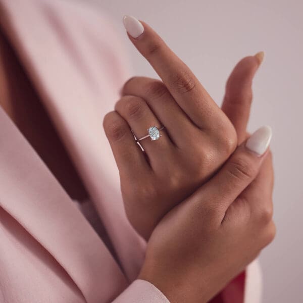 Lanefield Oval 9X7 Supernova Moissanite