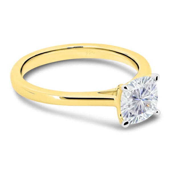 Lydia Cushion 6.0-6.5 Supernova Moissanite