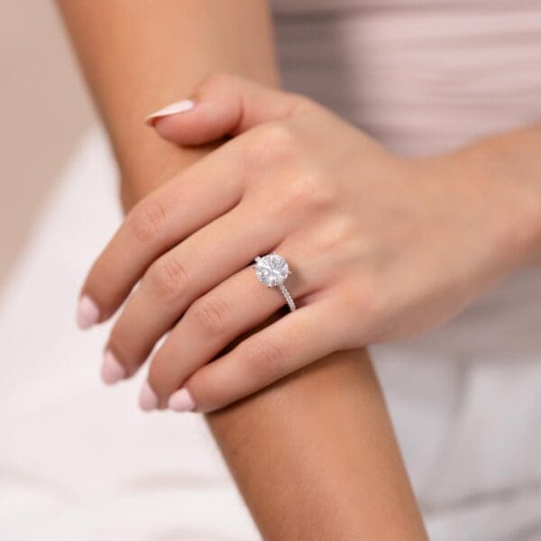 Harmony Round 9.5-10.0 Supernova Moissanite