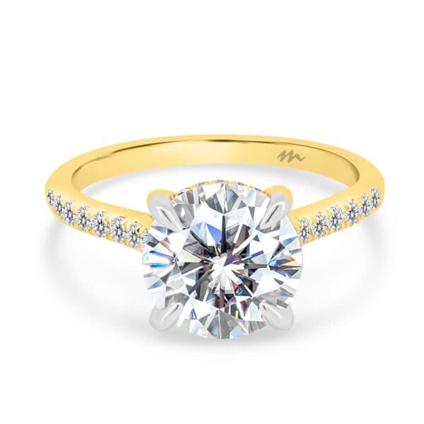 Harmony Round 8.5-9.0 Supernova Moissanite