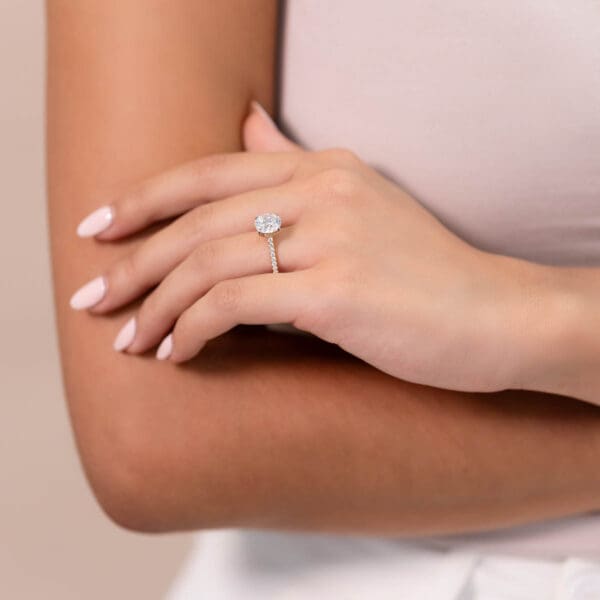 Harmony Round 8.5-9.0 Supernova Moissanite
