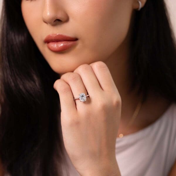 Hattie Oval 10X8 Supernova Moissanite