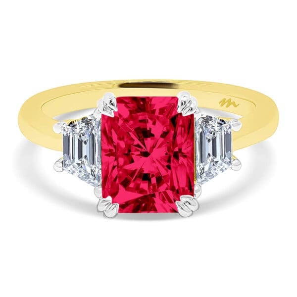 Aubrey Radiant 9X7 Lab Grown Ruby