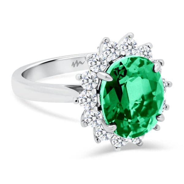 Diana 11X9 Lab Grown Emerald