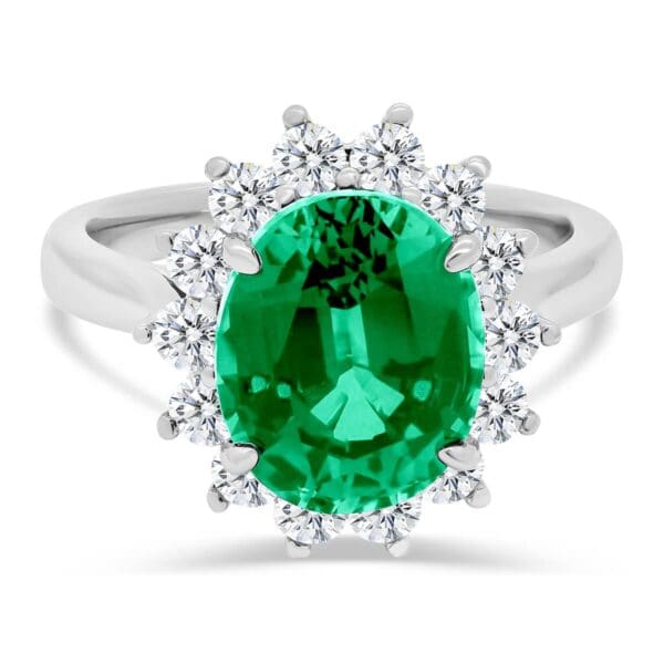 Diana 11X9 Lab Grown Emerald