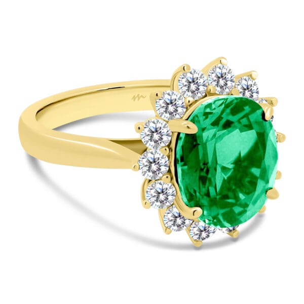 Diana 11X9 Lab Grown Emerald