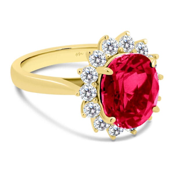 Diana 11X9 Lab Grown Ruby