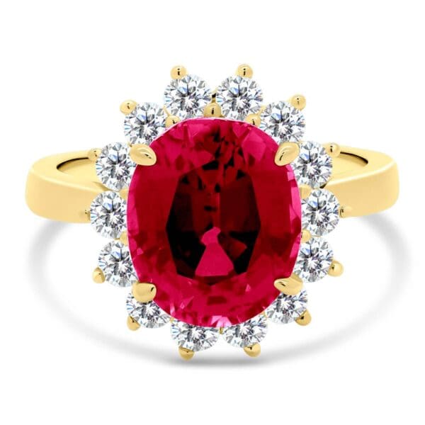 Diana 11X9 Lab Grown Ruby