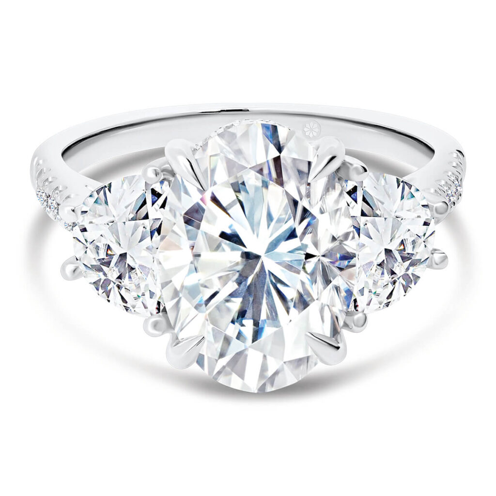 Jacqueline Oval Lab Grown Diamond - Moi Moi Fine Jewellery